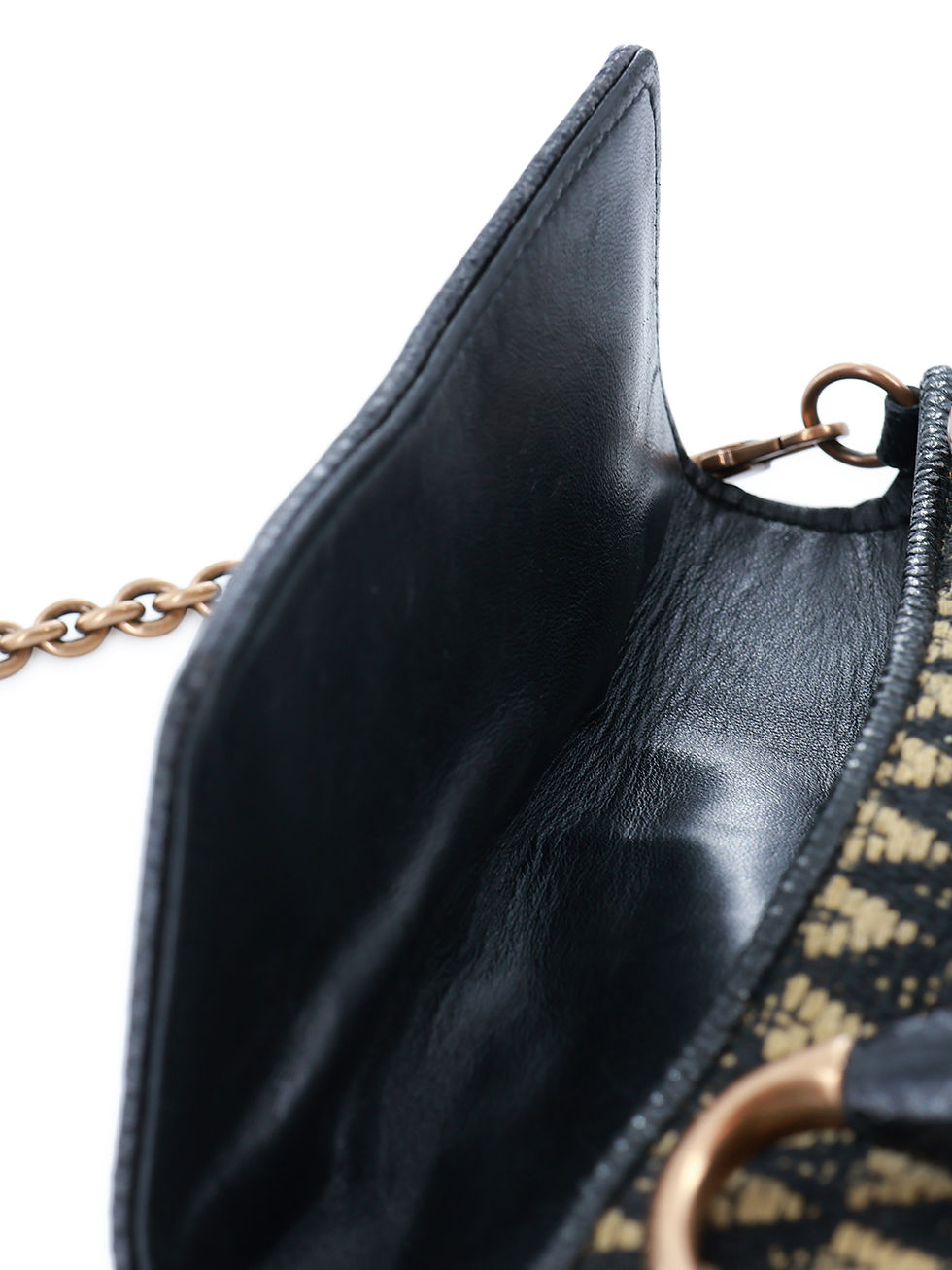 Thumbnail: Gucci Floral Python Horsebit Chain Clutch Bag