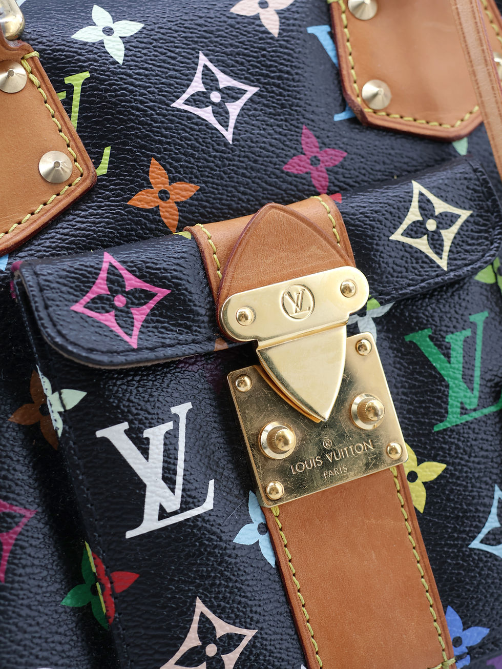 Thumbnail: Louis Vuitton Multi-colour Speedy 30 Handbag