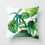 Thumbnail: Vintage Flower Tropical Leaves Cushion Cover