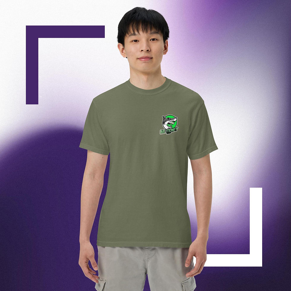 Thumbnail: Unisex garment-dyed heavyweight t-shirt