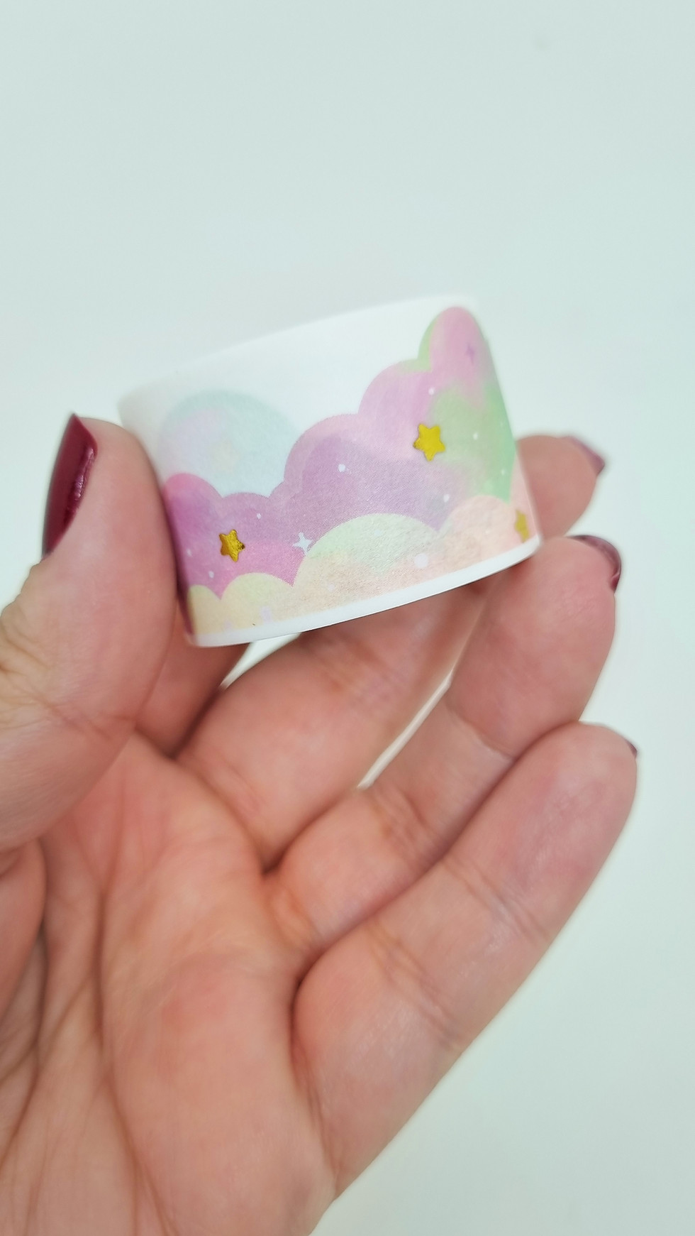 Miniatura: Washi Tape Nuvens e Estrelas Rosa
