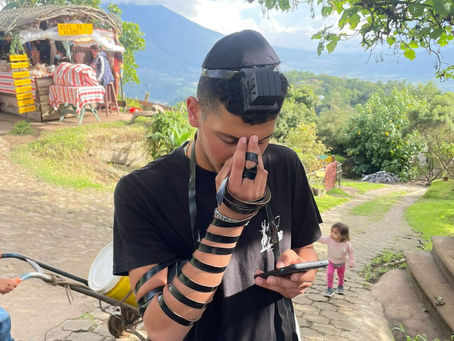 Shabbat Shalom from Hobbitenango, Guatemala!