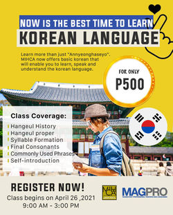 Online Language Course Advertisement