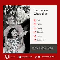 Blue Insurance Checklist Step by Step Instagram Post
