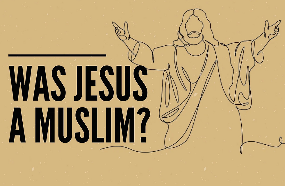 Jesus is a Muslim according to the Bible.