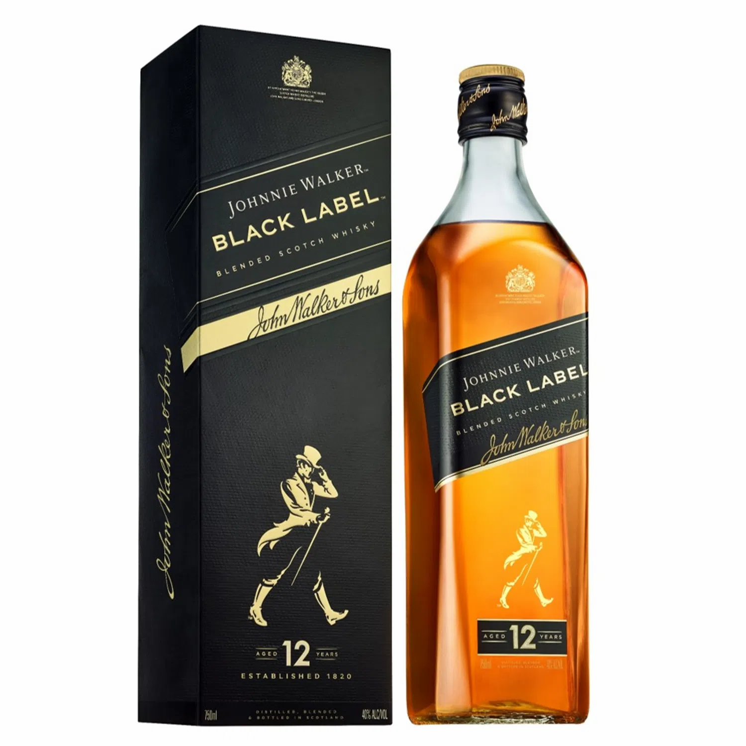 JOHNNIE WALKER Black Label Botella 750ml