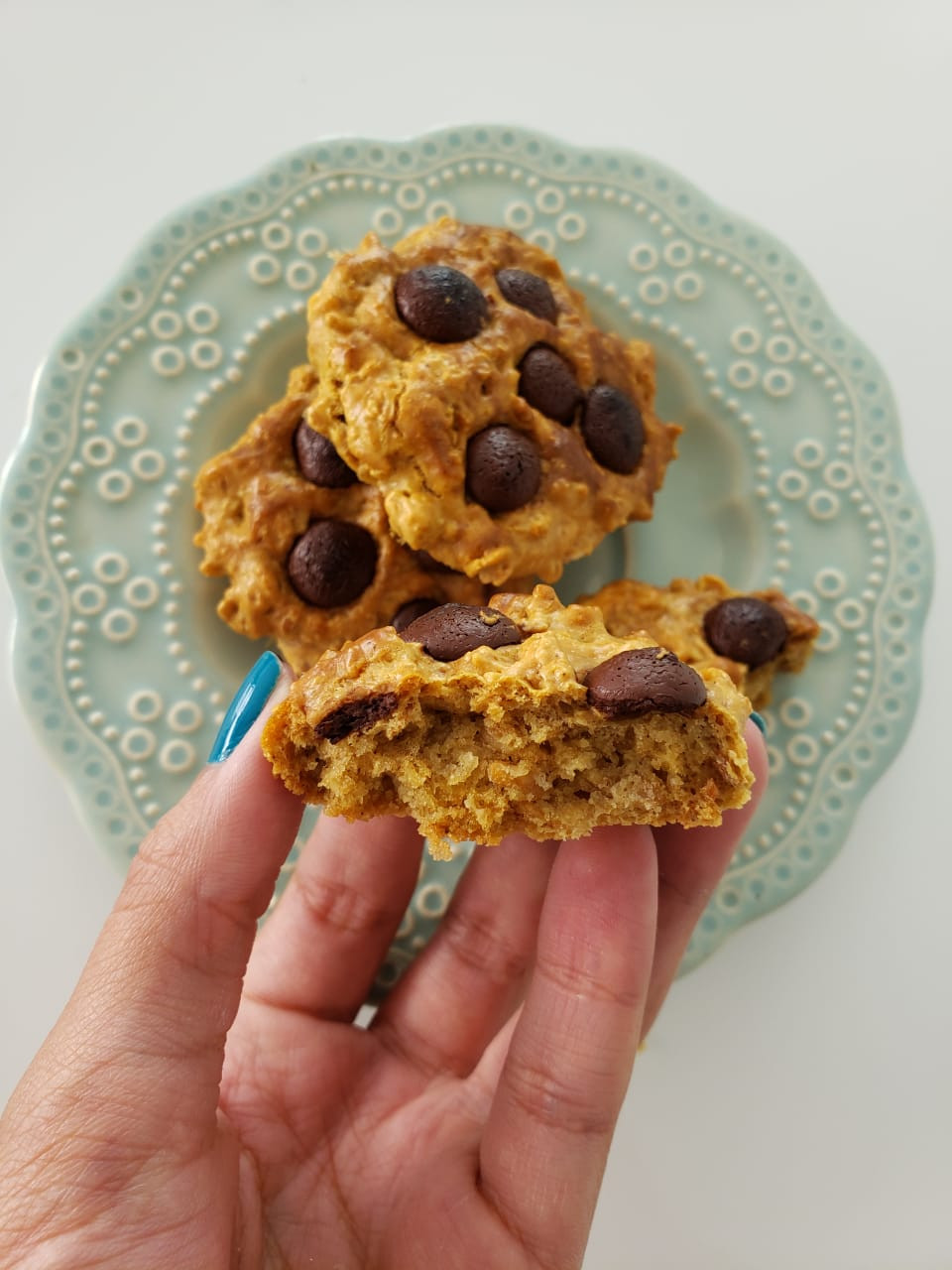 receita de cookie saudável