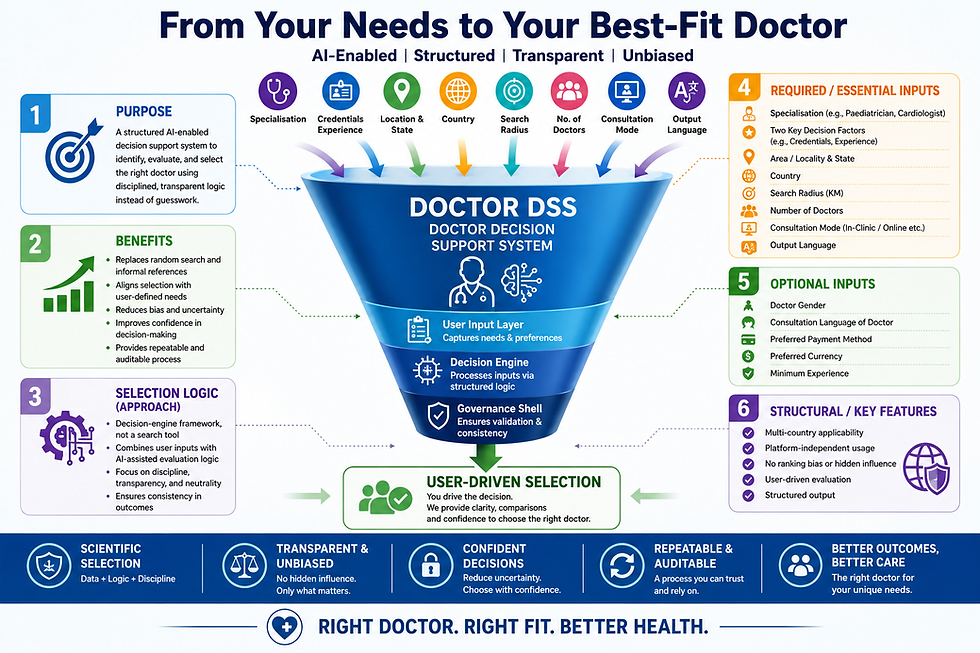 How to Select the Right Doctor with a Smart Decision-Making System — Not Just Assumptions