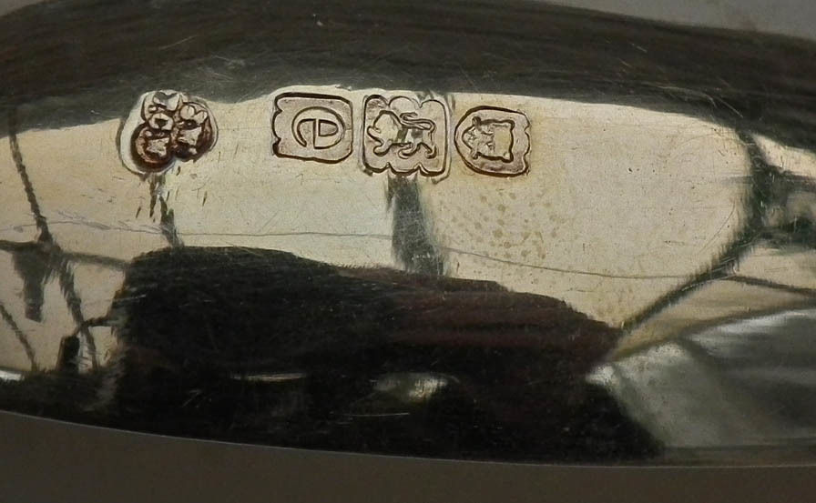 Thumbnail: Rare 1900 Sterling Silver Gilt Anointing Spoons Edward VII Coronation Regalia