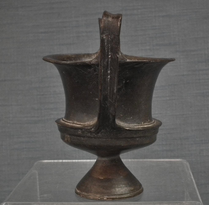Thumbnail: Rare Ancient South Italian Greek Or Etruscan 400 BC Pottery Wine Cup Kantharos