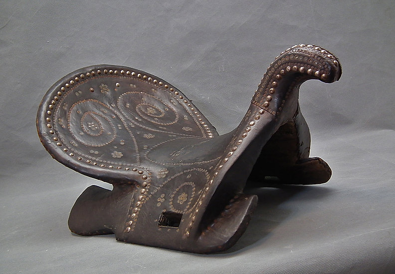Antique Islamic Central Asian Muslim Horseman Turkoman Turkmen Horse