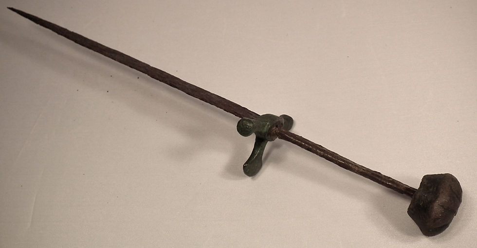 Thumbnail: Antique 14th Century English Medieval Knight Quillon Dagger to sword