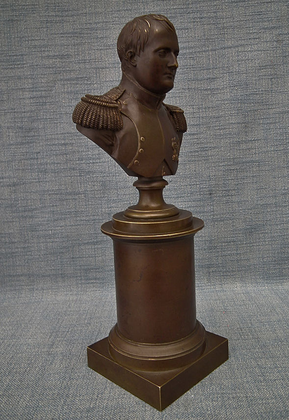 Thumbnail: Antique 19th Century Bronze Sculpture Busts Of Napoleon Bonaparte