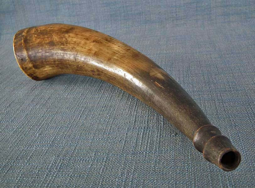 Thumbnail: Antique 18th century American Revolutionary War Rifleman Gun Powder Horn