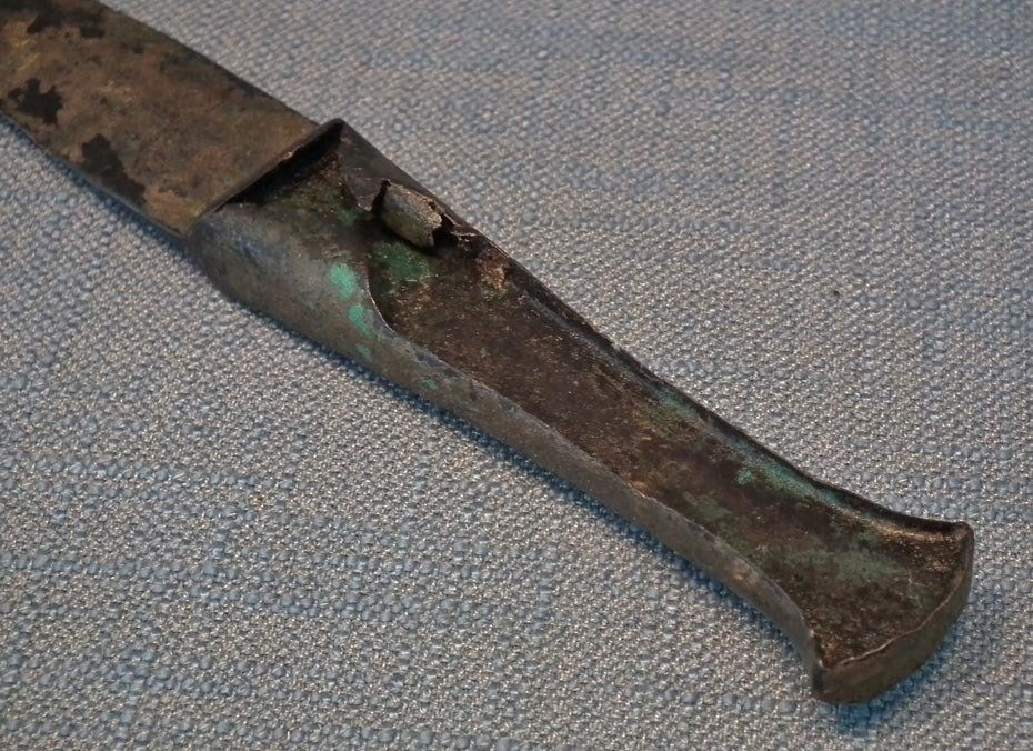 Thumbnail: Ancient Bronze Babylonian Type Sword Dagger Luristan 1200 -1000 BC