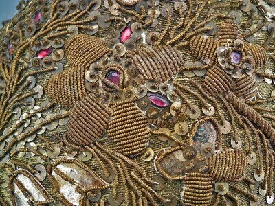 Thumbnail: Antique Polish Jewish Kupka Sabbath Cap Judaica 18th-19th Century Poland