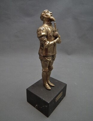 Thumbnail: Antique Portuguese Bronze Sculpture Portuguese knight St. Nuno Alvares Pereira in Armor & Sword