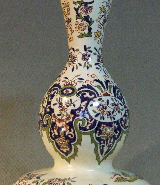 Thumbnail: Antique French Faience Vase 19th century