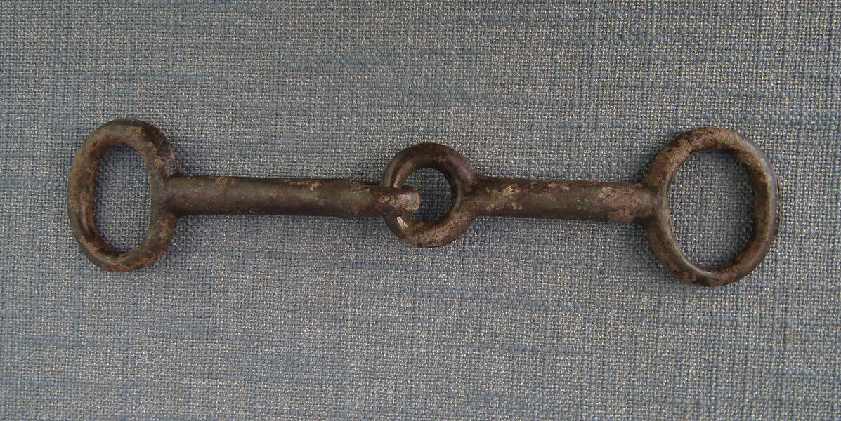 Ancient Chinese Bronze Horse Snaffle Bit Eastern Zhou Dynasty 770-476 BC