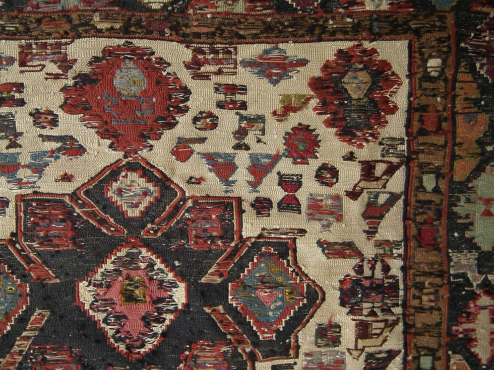 Thumbnail: Islamic Horse Cover Blanket Rug Caucasian Kilim Soumak