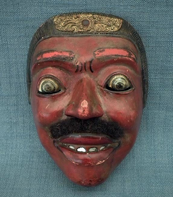 Thumbnail: Antique 19th Century Indonesian-Javanese Wayang Topeng Mask
