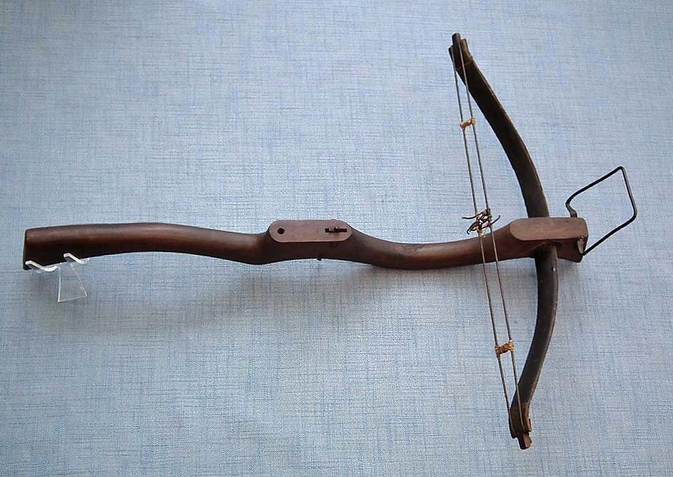 Antique 19th Century Qing Dynasty Chinese Pellet Crossbow