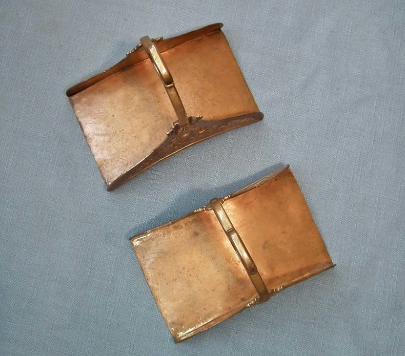 Thumbnail: ON HOLD Antique 18th Century Islamic Turkish Ottoman Tombak Stirrups For Saddle