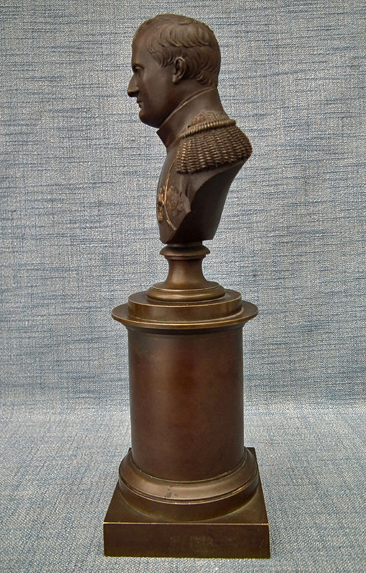 Thumbnail: Antique 19th Century Bronze Sculpture Busts Of Napoleon Bonaparte