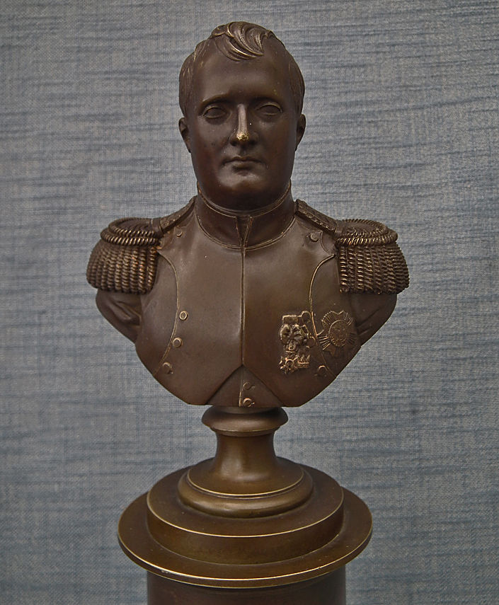 Thumbnail: Antique 19th Century Bronze Sculpture Busts Of Napoleon Bonaparte