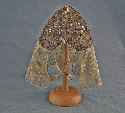 Thumbnail: Antique Polish Jewish Kupka Sabbath Cap Judaica 18th-19th Century Poland