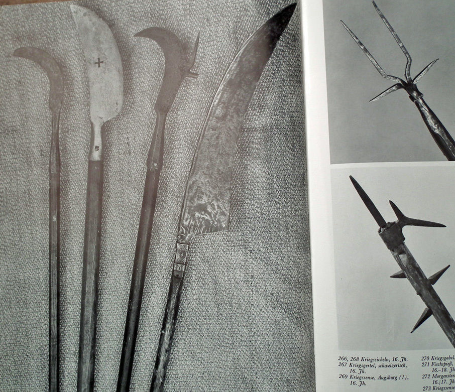 Thumbnail: Antique 16th century German Halberd- Polearm Kriegsgertel With Beak
