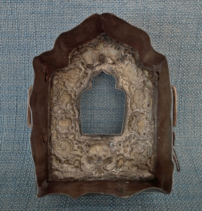 Thumbnail: Antique 18th -19th c Tibetan Gau Reliquary Portable Altar Shrine Prayer Box