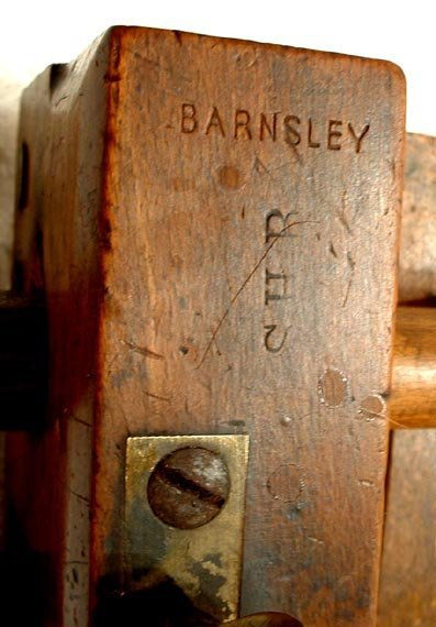 Thumbnail: Antique Wooden Plane with Brass Fittings
