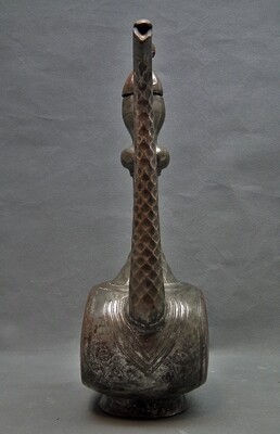 Thumbnail: Antique 18-19th century Islamic Indo Persian Tinned Copper Ewer