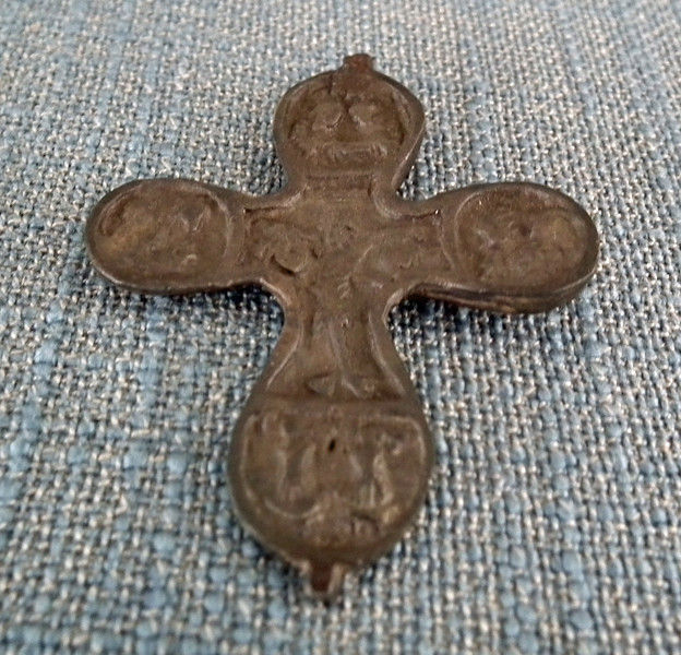 Thumbnail: antique Bronze Pectoral Cross
