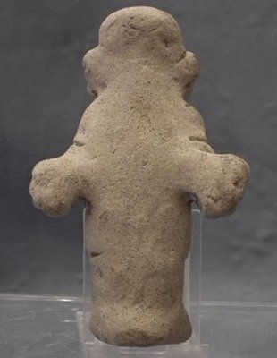 Thumbnail: Antique Pre-Columbian Jama-Coaque Ceramic Female Figure 300 BC - 400AD