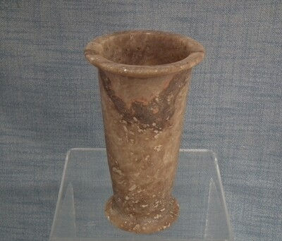 Thumbnail: Ancient Egyptian Alabaster Vessel Old Kingdom. circa 2649–2130 B.C.