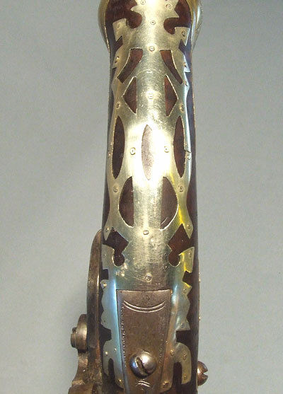 Thumbnail: Antique 18th Century American Revolutionary War Period Kentucky Pistol Gun Flint