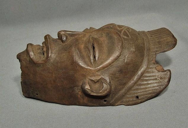 Thumbnail: Antique 19th Century African Wood Mask Chokwe Angola