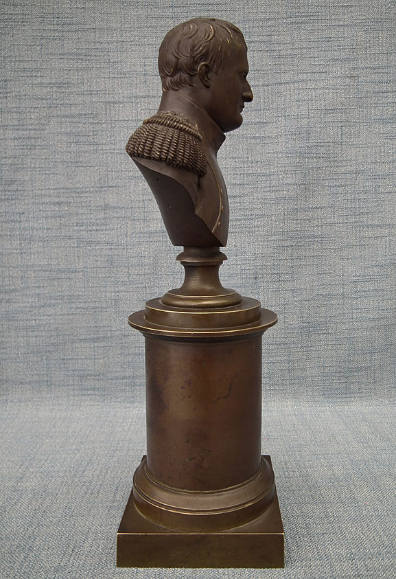 Thumbnail: Antique 19th Century Bronze Sculpture Busts Of Napoleon Bonaparte