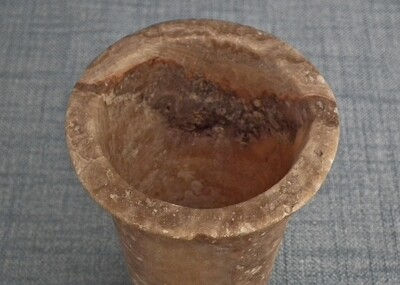 Thumbnail: Ancient Egyptian Alabaster Vessel Old Kingdom. circa 2649–2130 B.C.