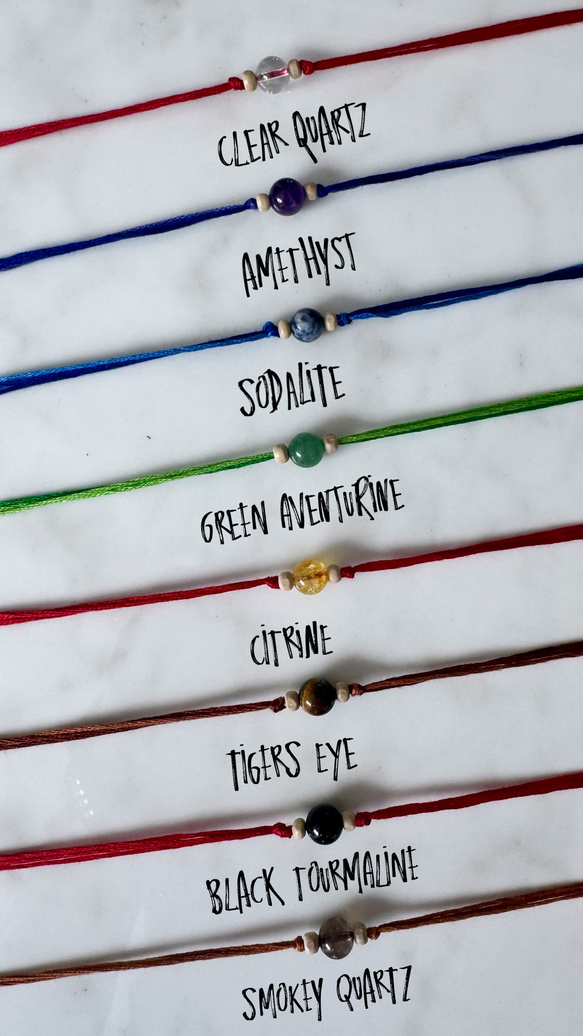 Crystal Rakris/Rakhis/Friendship Bracelets