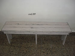 cod.331 Banco rectangular grande vintage. (4)