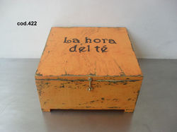cod.422 caja de te x4 vintage.