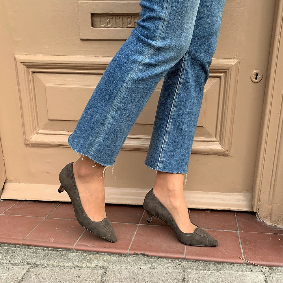 Thumbnail: Kathryn taupe suede