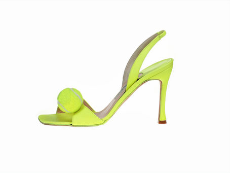 Limited edition shoe with tennis ball
