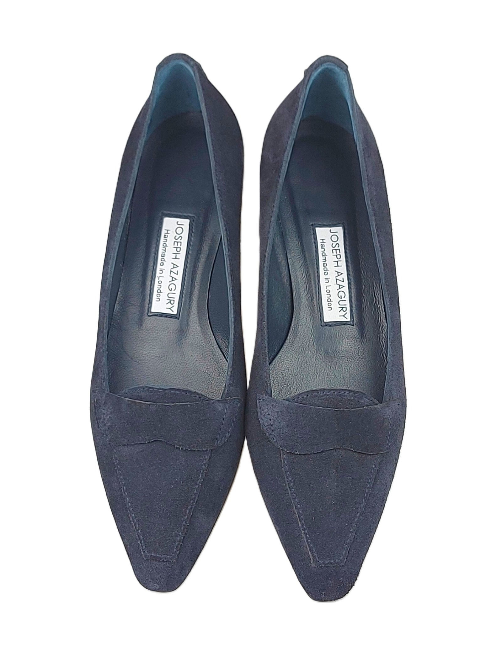 Claire navy suede