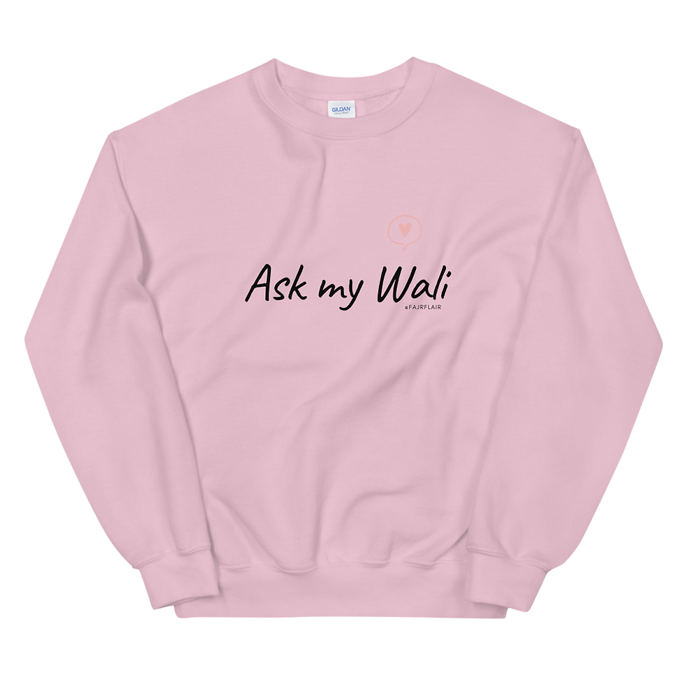 Thumbnail: Ask My Wali Sweatshirt