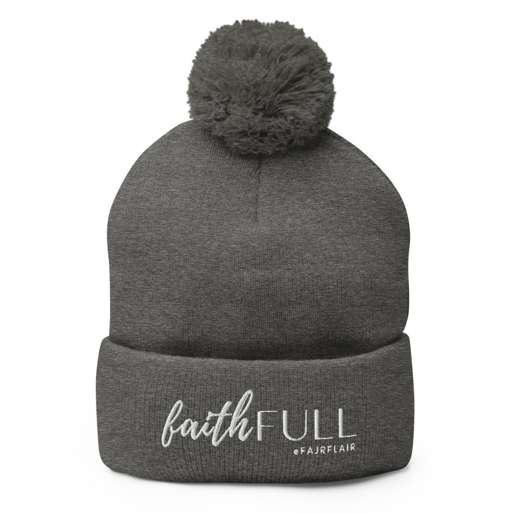 FaithFULL Pom-Pom Beanie