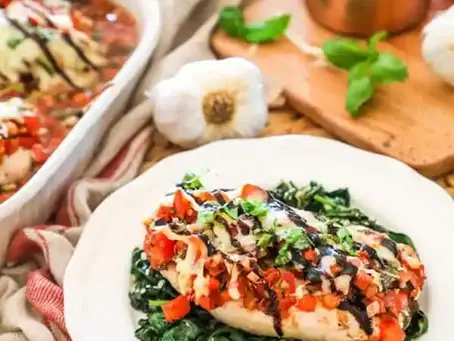Bruschetta Chicken Bake